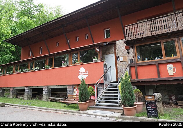 Chata Korenný vrch. Malé Karpaty, květen 2025, den 8