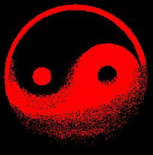 Symbol jing - jang, jinak tak psan jako yin-yang