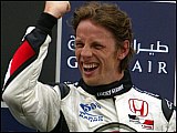 Jenson Button na stupnch vtz