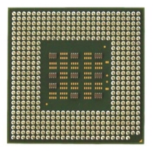 Spodn st procesoru P 4 1.6 GHz Willamette