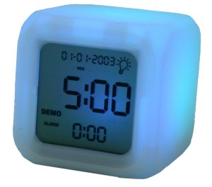 Aurora Colour Changing Clock (3gnewsroom.mobiles.co.uk)