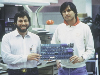 Steve Wozniak a Steve Jobs