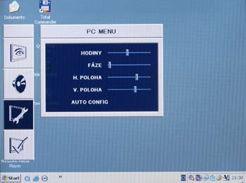LCD TV ECG 20 LC 12  - menu