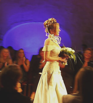 Kateřina Brožová ve svatebním