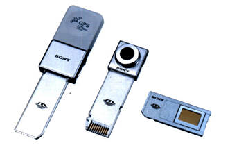 MemoryStick modul s GPS, kamerou a snmaem otisk prst.