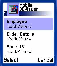 Mobile Database Viewer