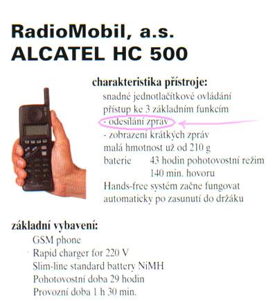 Brourka RadioMobilu o Alcatelu