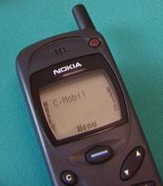 Nzev st esk mobil na displeji telefonu Nokia 3110