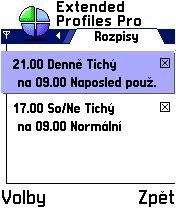 Extended Profiles pro Nokii 3650