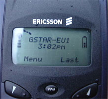 Ericsson R290 - Globalstar displej