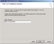 Pipojen k internetu - konfigurace