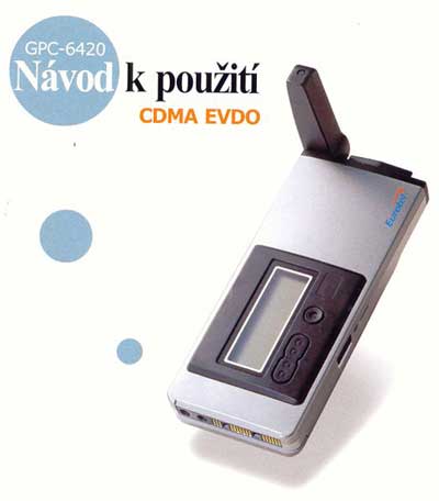 Tituln strnka manulu modemu GTran pro Eurotel CDMA EVDO