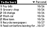 To Do Sort