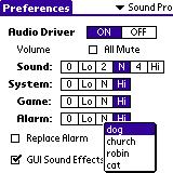 Preference Audio Driveru