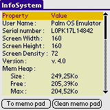 Nhled aplikace InfoSystem2 2.1.4