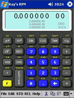 Nhled aplikace Rays RPN Calculator 1.0 Alpha