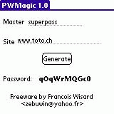 Nhled aplikace PwMagic 1.0