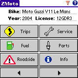 Nhled aplikace ZMoto 2.2