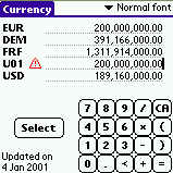 Nhled aplikace Currency 3.2b