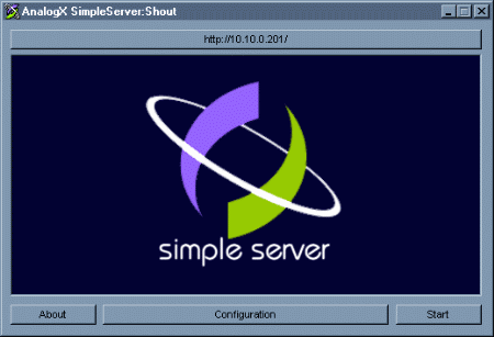 AnalogX SimpleServer: Shout