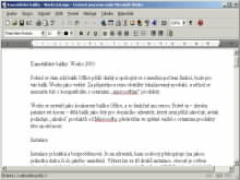 Works - textov editor
