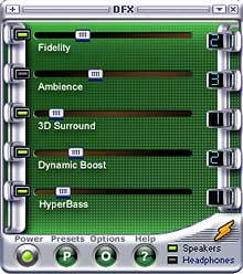 Standardn rozhran DFX 6...