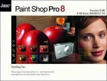 Paint Shop Pro 8 Beta 1