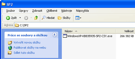 CD Windows XP v. SP2