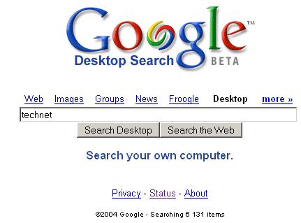 Google Desktop Search