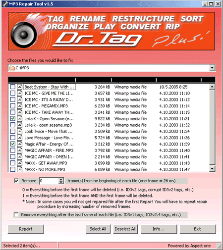 MP3RepairTool