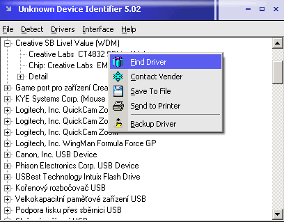 Unknown Device Identifier 