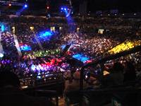 Zaplnn MGM Grand Arena pi pednce Billa Gatese