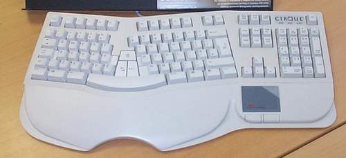 Ergonomick klvesnice