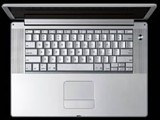PowerBook s 15,2 palcovm irokohlm TFT displejem (pohled na 