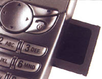 Siemens SL45 - slot na kartu