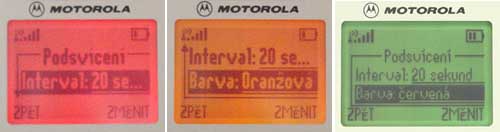 Motorola V66 Displej