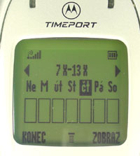 Motorola T280 kalend