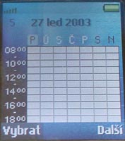 Sony Ericsson T630 - displej