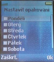 Sony Ericsson T630 - displej