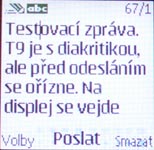 Nokia 6230 - displej