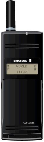 Ericsson GF 388 se zavrenym flipem. Foto