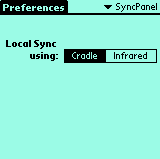 Okno pregerence SyncPanel