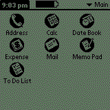 Sprvce aplikac Palm III