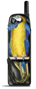 Papouek v telefonu