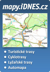 Mapy.iDNES.cz - turistick trasy, cyklotrasy, lyask trasy, automapa