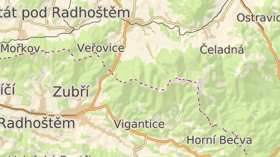 Vrchol Radhoště dělí hranice Moravskoslezského a Zlínského kraje. Vrchol Radhoště dělí hranice Moravskoslezského a Zlínského kraje.