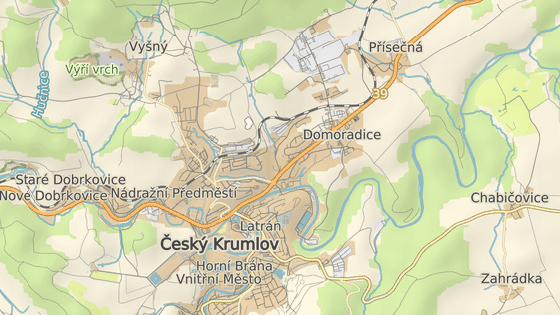 Nehoda se stala na vjezdu z eskho Krumlova smrem na esk Budjovice.
