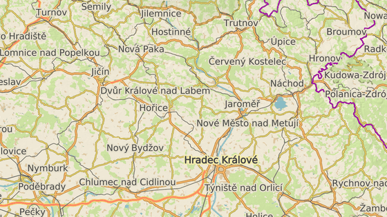 Tah h Hradce Králové k polské hranici Tah h Hradce Králové k polské hranici