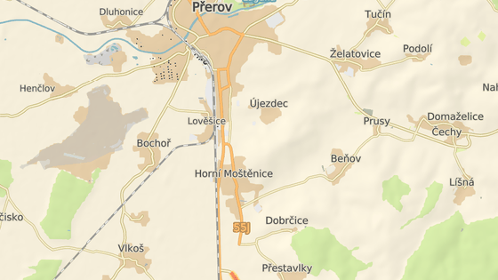 Tragická nehoda se stala u Horní Moštěnice poblíž prozatímního konce dálnice D1.