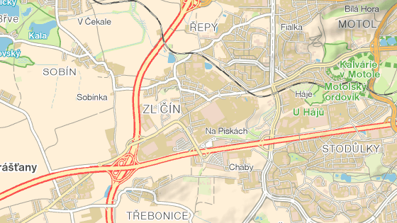 P�ibli�n� m�sto nehody